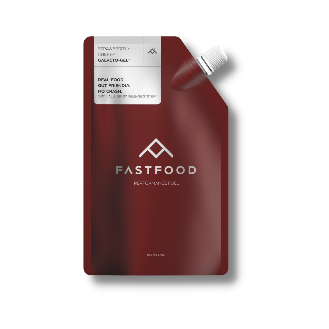 Strawberry and cherry flavor Fastfood gel pouch